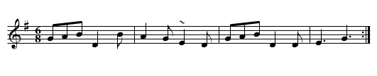 Merrily Dance the Quaker - staff notation