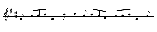 Merrily Danced the Quaker's Wife - staff notation
