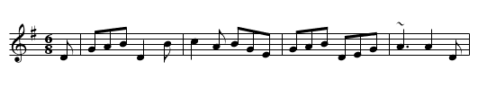 Merrily Kiss the Quaker's Wife - staff notation
