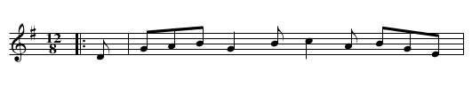 Merrily Kissed The Quaker - staff notation