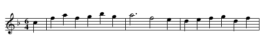 Merry Conceit.  PFD2.348 - staff notation