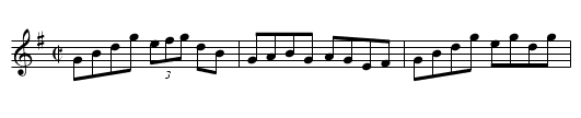 Merry Merchant, the  - staff notation