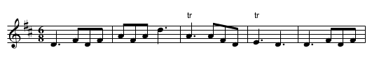 Merry Pair, The - staff notation