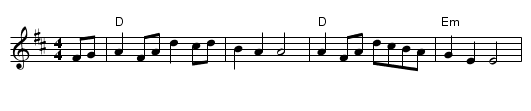 Merrydale Romp - staff notation