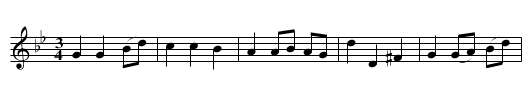 Merva Rhuddlan - staff notation