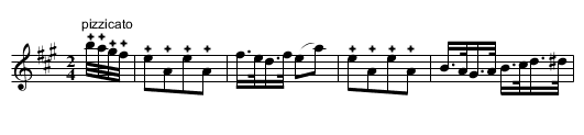 Messe, Le - staff notation