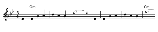 Metsakukkia [waltz] - staff notation