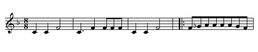 Mevlana - staff notation