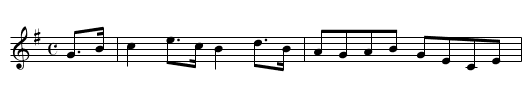 Meysydd Glas yr Amerig - staff notation