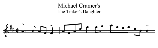 Michael Cramer's - staff notation