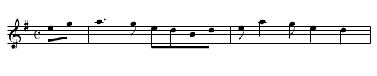 Michael Kennedy's - staff notation