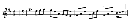 Michael McGoldrick's - staff notation