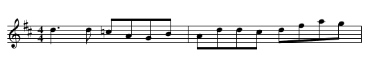 Michael Relihan's - staff notation