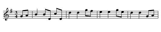 Michael Turner's Waltz - staff notation