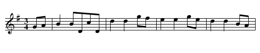 Michael Turner's Waltz - staff notation