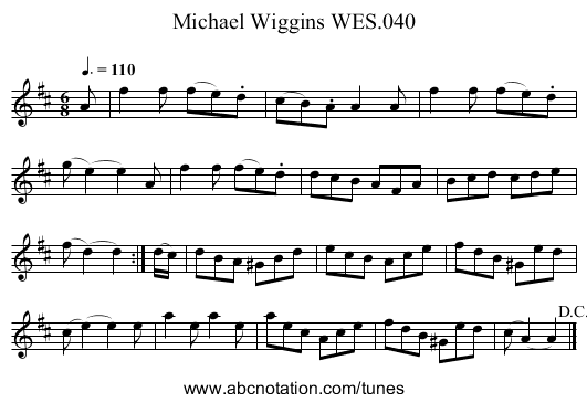 Michael Wiggins WES.040 - staff notation