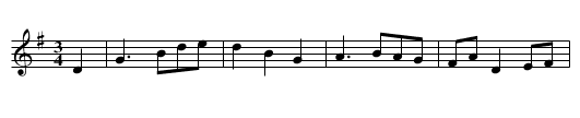 Michelle's Waltz - staff notation