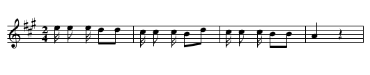 Michie Bainjo - staff notation