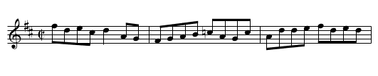 Micho Russell's - staff notation