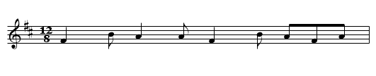 Mick Duggan's - staff notation