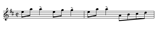 Mick Hoy's - staff notation