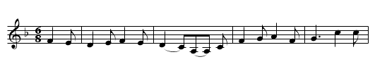 Mick McGuire - staff notation