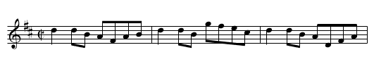 Mickey by the Fireside - staff notation