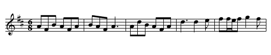 Mickey Callaghan's #1 - staff notation