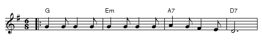 Mickey Mouse Club March, the  - staff notation
