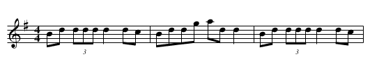 Mickey Rattley's Fancy - staff notation