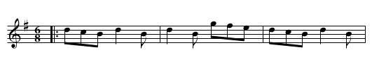 Middling, Thank You - staff notation
