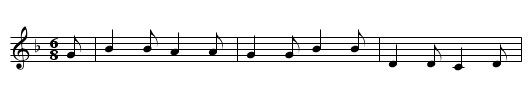 Midlothian Colliers' Song - staff notation