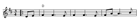 Midnight on the Water - staff notation