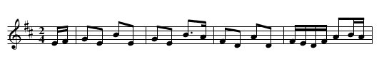 Mike Coen's - staff notation
