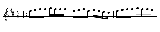 MILFORD SETT (tune 6) - staff notation