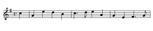 Milking Pail, The - staff notation