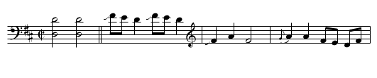 Miller Boy - staff notation