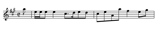 Miller's Daughter, The [3] - staff notation