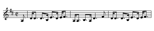 Miller's Daughter, The - staff notation