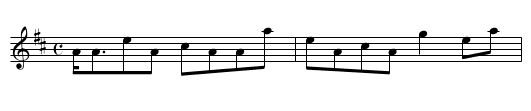 Miller's Fair Daughter, The - staff notation