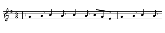 Miller's Maggot, The - staff notation