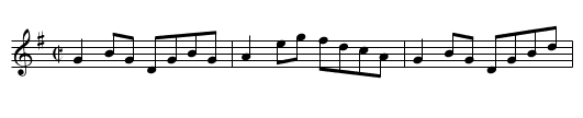 Milliner's Daughter, The - staff notation