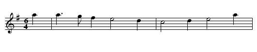Millisons Jig - staff notation
