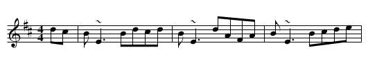 Mill-Town Maid - staff notation