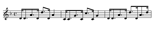 Milton-Duff - staff notation