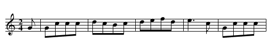 Mind Hussey what you do - staff notation