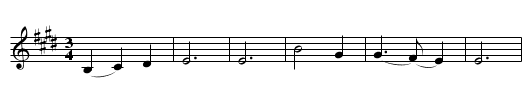 Mingulay Boat Song - staff notation