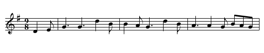 Mingulay Boat Song - staff notation