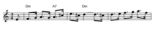Minns du hur vi lekte - staff notation