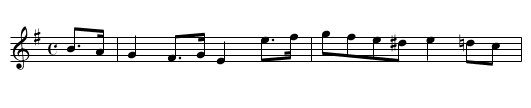 Minstrel of Gordon Castle, The - staff notation